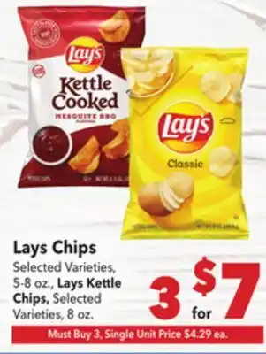 Vallarta Supermarkets Lays Chips offer