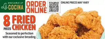 Vallarta Supermarkets 8 PIECES FRIED CHICKEN offer