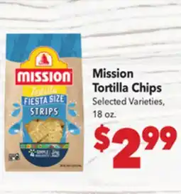 Vallarta Supermarkets Mission Tortilla Chips offer