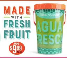 Vallarta Supermarkets MADE WITH FRESH FRUIT offer