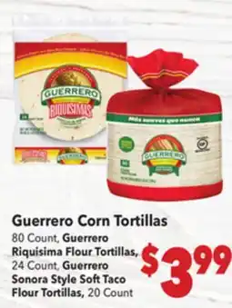 Vallarta Supermarkets Guerrero Corn Tortillas offer
