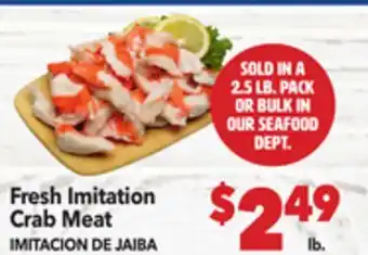 Vallarta Supermarkets Fresh Imitation Crab Meat / IMITACION DE JAIBA offer