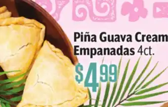 Vallarta Supermarkets Piña Guava Cream Empanadas offer