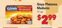 Vallarta Supermarkets Goya Platanos Maduros offer