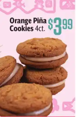 Vallarta Supermarkets Orange Piña Cookies offer
