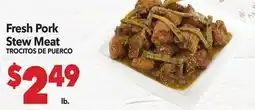Vallarta Supermarkets Fresh Pork Stew Meat / TROCITOS DE PUERCO offer