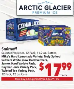 Vallarta Supermarkets Smirnoff offer