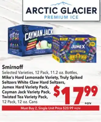 Vallarta Supermarkets Smirnoff offer
