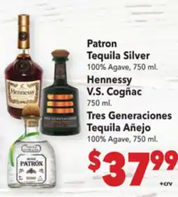 Vallarta Supermarkets Patron Tequila Silver offer