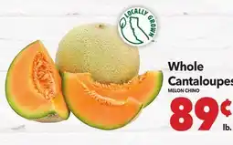 Vallarta Supermarkets Whole Cantaloupes / MELON CHINO offer