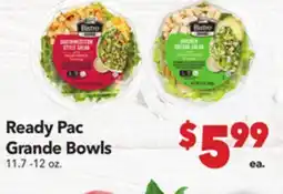 Vallarta Supermarkets Ready Pac Grande Bowls offer