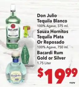 Vallarta Supermarkets Don Julio Tequila Blanco offer
