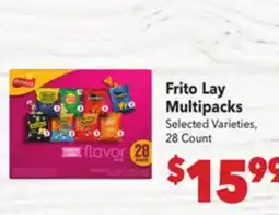 Vallarta Supermarkets Frito Lay Multipacks offer