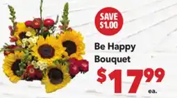 Vallarta Supermarkets Be Happy Bouquet offer