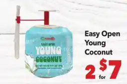 Vallarta Supermarkets Easy Open Young Coconut offer