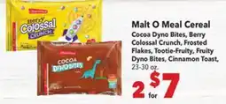 Vallarta Supermarkets Malt O Meal Cereal offer