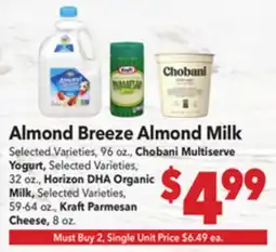 Vallarta Supermarkets Almond Breeze Almond Milk offer