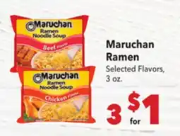 Vallarta Supermarkets Maruchan Ramen offer