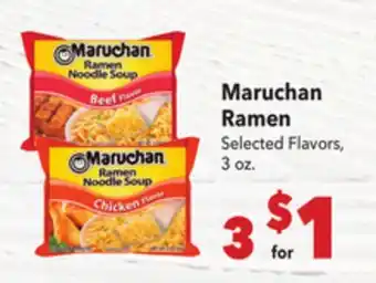 Vallarta Supermarkets Maruchan Ramen offer