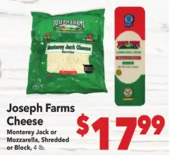 Vallarta Supermarkets Joseph Farms Cheese offer