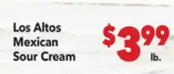 Vallarta Supermarkets Los Altos Mexican Sour Cream offer