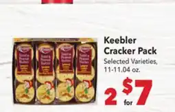 Vallarta Supermarkets Keebler Cracker Pack offer