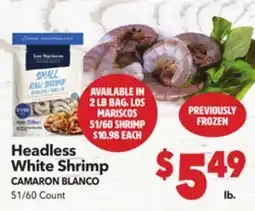 Vallarta Supermarkets Headless White Shrimp / CAMARON BLANCO offer