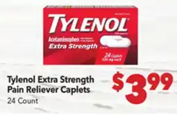 Vallarta Supermarkets Tylenol Extra Strength Pain Reliever Caplets offer