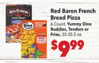 Vallarta Supermarkets Red Baron French Bread Pizza offer