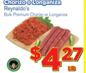 El Super Fresh Bulk Premium Chorizo or Longaniza offer