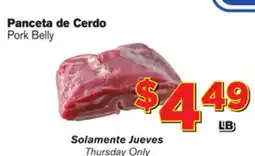El Super Fresh Pork Belly offer