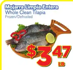 El Super Fresh Whole Clean Tilapia offer