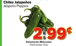 El Super Fresh Jalapeño Peppers offer