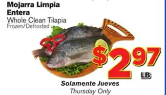 El Super Fresh Whole Clean Tilapia offer