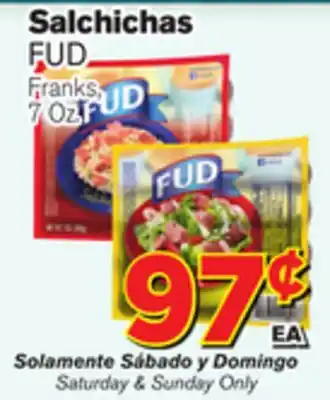 El Super Fresh FUD Franks offer