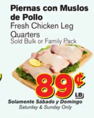El Super Fresh Fresh Chicken Leg Quarters offer