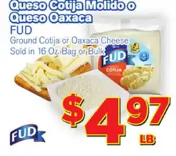 El Super Fresh FUD Ground Cotija or Oaxaca Cheese offer