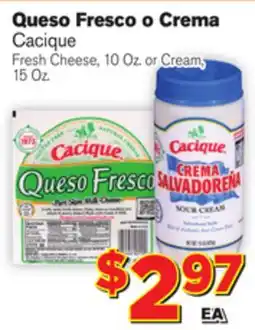 El Super Fresh Fresh Cheese, 10 Oz, or Cream, 15 Oz offer