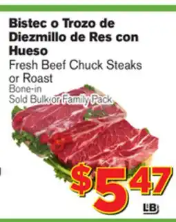 El Super Fresh Fresh Beef Chuck or Roast offer