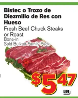 El Super Fresh Fresh Beef Chuck or Roast offer