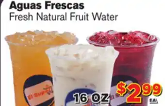 El Super Fresh Fresh Natural Fruit Water offer