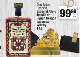 Super King Markets Dos Artes Reserva Especial Añejo Tequila or Ryujin Dragon Japanese Whisky offer