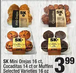 Super King Markets SK Mini Orejas 16 ct, Cocaditas 14 ct or Muffins 16 oz offer
