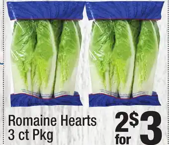 Super King Markets Romaine Hearts offer