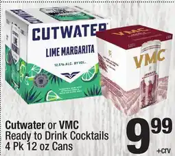 Super King Markets Cutwater or VMC Ready to Drink Cocktails offer