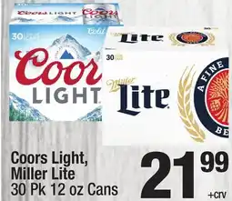 Super King Markets Coors Light, Miller Lite offer