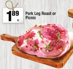Super King Markets Pork Leg Roast or Picnic offer