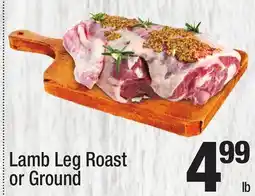 Super King Markets Lamb Leg Roast or Ground offer