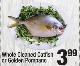 Super King Markets Whole Cleaned Catfish or Golden Pompano offer