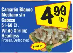 El Super 51-60 Ct. White Shrimp Headless offer